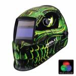 IWELD NORED EYE 3 automata hegesztő fejpajzs (zöld-koponya) (8NRDE2GRNSKL) - fetis