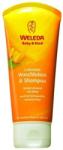 Weleda Бебешки душ-шампоан Невен , Weleda Shampoo Calendula & Showergel For Babies 200ml