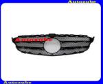 MERCEDES C W205 2014.03-2018.08 Hűtődíszrács fekete "AVANTGARDE" UMH04-32130