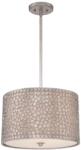 Quoizel Pendul Confetti QZ-CONFETTI-P-M, 3xE27, D40, 6 cm, metal argintiu antichizat (QZ-CONFETTI-P-M)