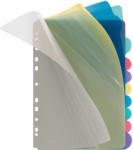 VELOFLEX Separatoare plastic color, 10 culori/set, VELOFLEX