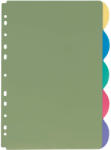 VELOFLEX Separatoare plastic color, 5 culori/set, VELOFLEX