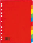 VELOFLEX Separatoare carton color, 10 culori/set, VELOFLEX