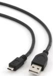  Cablu date si incarcare Gembird USB M - microUSB M negru de 1, 8 metri lungime