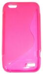  Husa silicon S-line roz pentru HTC One V
