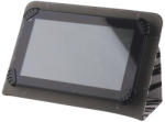  Husa cu stand universala reglabila Geometric negru+gri pentru tablete de 7 - 8 inch