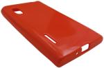  Husa silicon rosie pentru LG Optimus L5 E610/E612