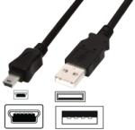  Cablu date si incarcare Assmann USB M (tata) - miniUSB M (tata) 3 metri, negru