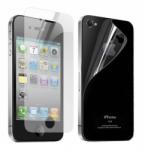 Folie plastic protectie fata + spate pentru Apple iPhone 4/4S