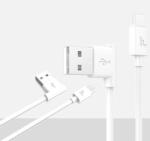  Cablu date si incarcare Hoco UPM10 L-shaped (forma L) microUSB la USB alb