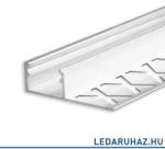Ledium LED profil hidegburkolat, csempe dekorációhoz, záróprofil, ezüst eloxált alumínium, 2m (OH9113821)