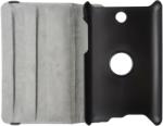  Husa tip carte neagra (textura Litchi) rotativa cu stand pentru Asus Fonepad ME371