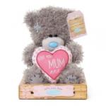 Me To You Me to You - Ursulet Tatty Teddy Heart - Love You Mum, Medium, 7 (MY_G01W4181)