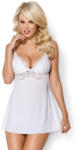 Obsessive 810-BAB Babydoll & Thong White S/M