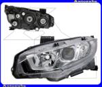 Honda CIVIC 10 2015.09-2021.06 Fényszóró bal (H11/HB3/LED) nappali fénnyel, motorral DEPO 117-1135L-LDEM2