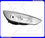 FORD FOCUS MK3 2014.10-2020.02 Fényszóró jobb króm házas (H7/H1/LED) nappali fénnyel, motorral DEPO 431-11C9RMLDEM1