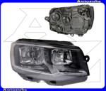 VW CARAVELLE T6 2015.07-2019.07 /SH, SG/ Fényszóró jobb (H7/H7) fekete házas, nappali fénnyel, motorral DEPO 441-11ADRMLEMN2