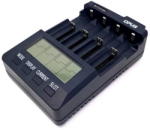Opus BT-C3100 v2.2 négycsatornás 18650 LCD Lithium-Ion Li-Ion akkumulátor/cella töltő/adapter