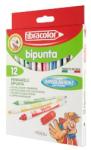 Fibracolor Двувърхи флумастери Bipunta 12 цвята