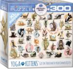 EUROGRAPHICS Yoga Kittens XL puzzle 300 db-os (8300-0991)