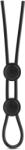 Blush Stay Hard Double Loop Cock Ring Black Inel pentru penis