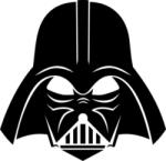  Darth véder 2 db plottervágott autós matrica applikáló fóliával
