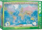 EUROGRAPHICS Map of the World 1000 db-os (6000-0557)
