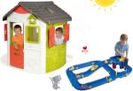 Smoby Set căsuţă Neo Jura Lodge Smoby cu două uşi şi jucărie cu apă Waterplay Niagara de la 24 luni (SM810500-14) Casuta pentru copii