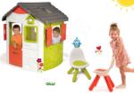 Smoby Set căsuţă Neo Jura Lodge Smoby cu două uşi și 2 scăunele KidChair de la 24 luni (SM810500-31) Casuta pentru copii