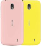  Set 2 carcase (capace spate) pentru Nokia 1 roz + galben