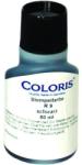 COLORIS Bélyegzőfesték, 50 ml, ipari, univerzális, COLORIS R9 , fekete (IC04320201)