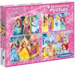 Clementoni Disney Princess 4 az 1-ben puzzle 20,60,100,180 db-os (07721)