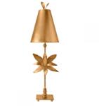 Elstead Lighting Veioză Azalea FB-AZALEA-TL-GD, H: 86 cm, metal auriu (FB-AZALEA-TL-GD)