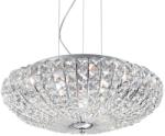Ideal Lux Corp de iluminat cu multiple cristale sferice si patrate asimetrice 5x40W (036335 IDEAL LUX)