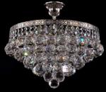 Maytoni Candelabru Diamant Crystal Gala, 6 becuri dulie E27, 230V, D. 38cm, H. 38 cm, Nichel (BA783-TK38-N)