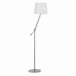 Ideal Lux Lampa de podea Regol, 1 bec, dulie E27, D: 320 mm, H: 1630 mm, Crom (019796 IDEAL LUX)