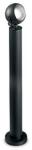 Ideal Lux Stalp de gradina Zenith Mare 1 bec LED, dulie GU10, D: 135 mm, H: 800 mm, Negru (124476 IDEAL LUX)