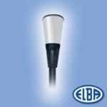ELBA Corp de iluminat pietonal, 120W fluo-compact negru opal refl. AL. , AVIS 02M ( fara brate) IP66, ELBA (24471013)