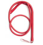  Piros fonott ostor-180cm - diamondsexshop