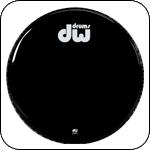 DW DRUMS Кожа за барабан DW DRUMS - Модел DRDHGB20K 20" Gloss Black Bass