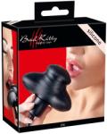 Bad Kitty - pumpálható felfújható szájpecek BDSM játékhoz (fekete) - vagyaim