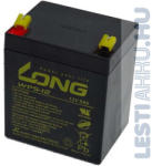 Long 12V 5Ah Risztó akkumulátor (WP5-12)