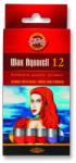 KOH-I-NOOR Set 12 creioane colorate KOH-I-NOOR Wax Aquarell in cutie carton