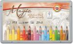 KOH-I-NOOR Set 23 creioane colorate triunghiulare KOH-I-NOOR MAGIC JUMBO + blender