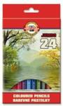 KOH-I-NOOR Set 24 creioane colorate KOH-I-NOOR OMEGA JUMBO