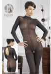 NO: XQSE Catsuit mit Spitzenkragen black - S/M