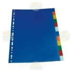 Optima Separatoare carton color 180g/mp, 10 buc. /set, Optima (OP-410)