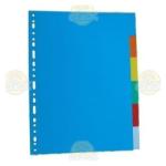 Optima Separatoare carton color 180g/mp, 6 buc. /set, Optima (OP-406)