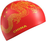 Mad Wave Cască de înot mad wave china swim cap roşu/argintiu