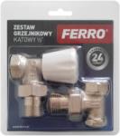 FERRO Set robineti tur/retur calorifer coltar 1/2 (ZGB02)